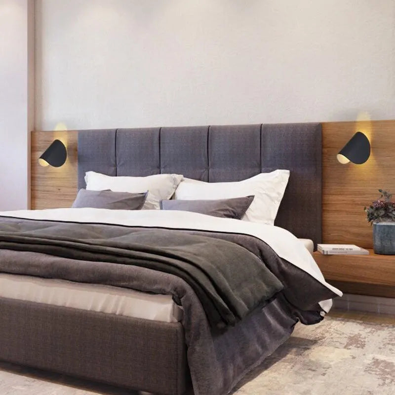 Myra LED Wall Reading Lamp – 360° Rotatable Bedside & Living Room Light