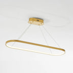 Junel Minimalist Oval Interior Hanging Pendant Light