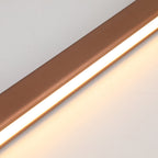 Thala Modern Linear Metal LED Pendant Light Black/Brown