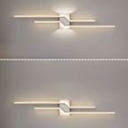 Arisha Modern Minimalist Linear Metal Vanity Wall Light