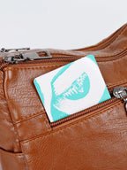 Leather Adjustable Strap Shoulder Bag