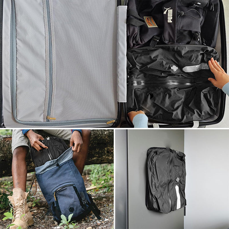 Travel Vacuum Storage Bags with Pump – 17L Compression Packing Bags for Clothes and Luggage