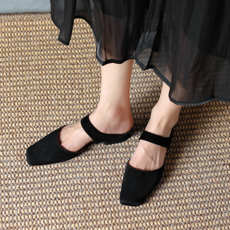 Women's Flat Mules | Retro Slip-On Slides