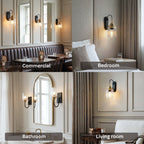 Industrial Glass Funnel Wall Lamp Vintage Charm Living Room Bar Cafe