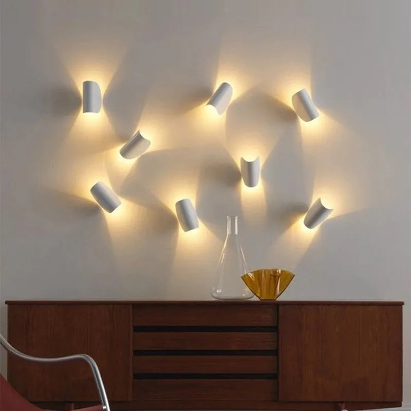 Myra LED Wall Reading Lamp – 360° Rotatable Bedside & Living Room Light
