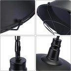 Epoch Rustic Black Industrial Pendant Light Shade