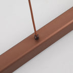 Thala Modern Linear Metal LED Pendant Light Black/Brown