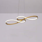 Durell Musical Note Pendant Light, Black & Gold