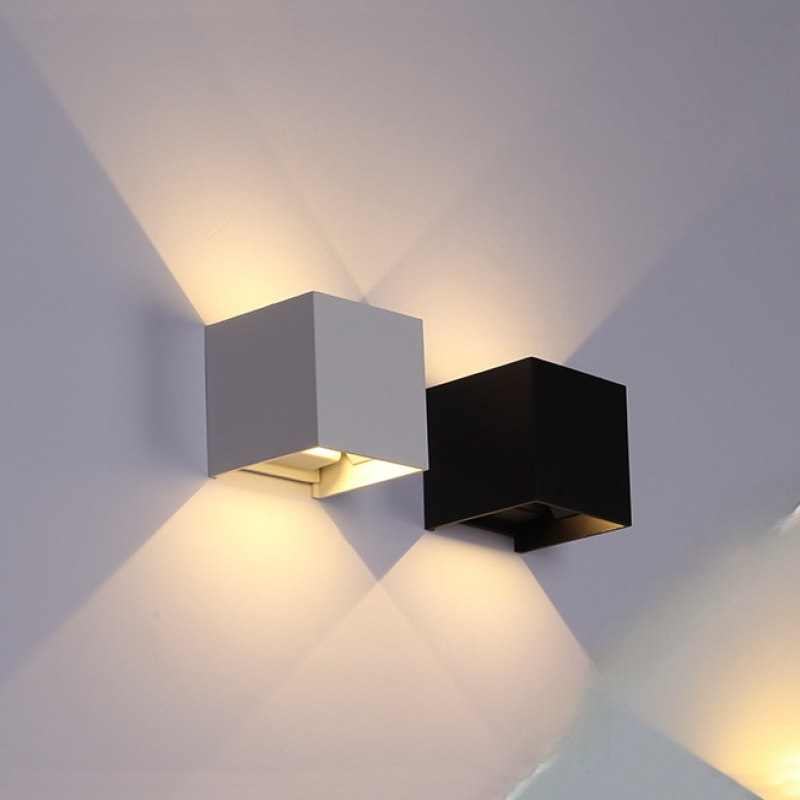 Nexu Modern Square LED Outdoor Wall Lamp – Adjustable Design