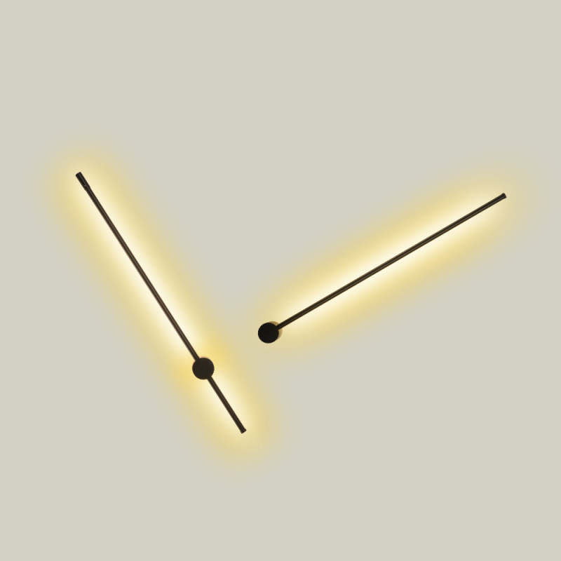 Arisha Modern Minimalist Black LED Wall Reading Lamp