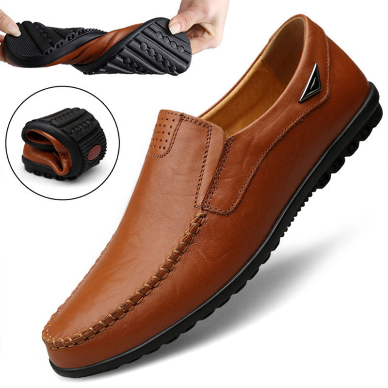 Comfortable Classic Leather Loafers for Men
