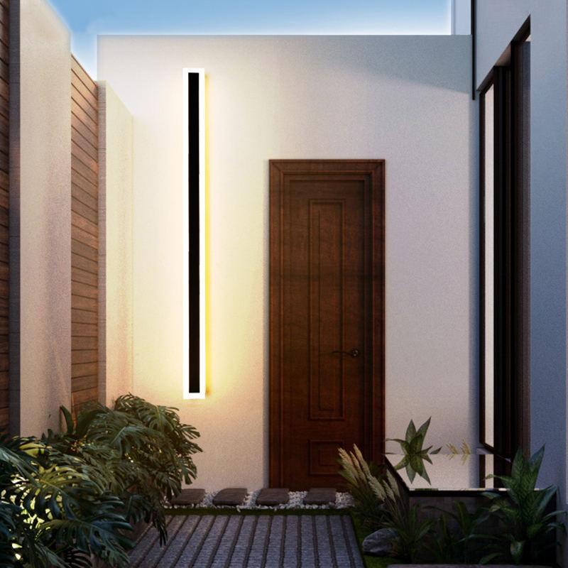 Vynn Modern Linear Outdoor Wall Lamp