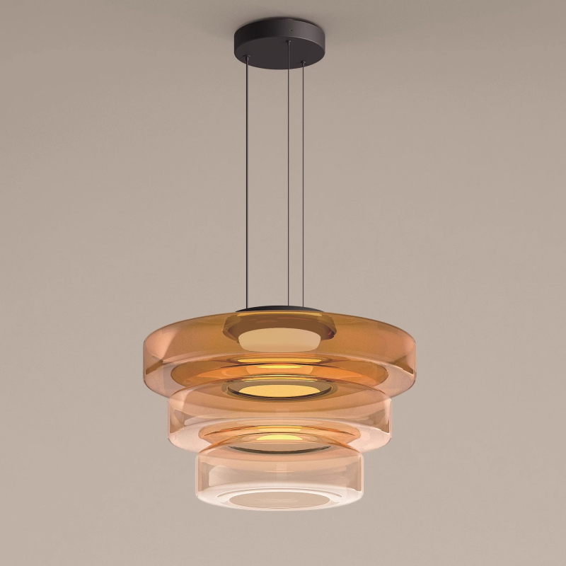 Jojo Glass Pendant Light Multi-tiered Structure