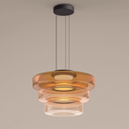 Jojo Glass Pendant Light Multi-tiered Structure