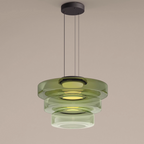 Jojo Glass Pendant Light Multi-tiered Structure