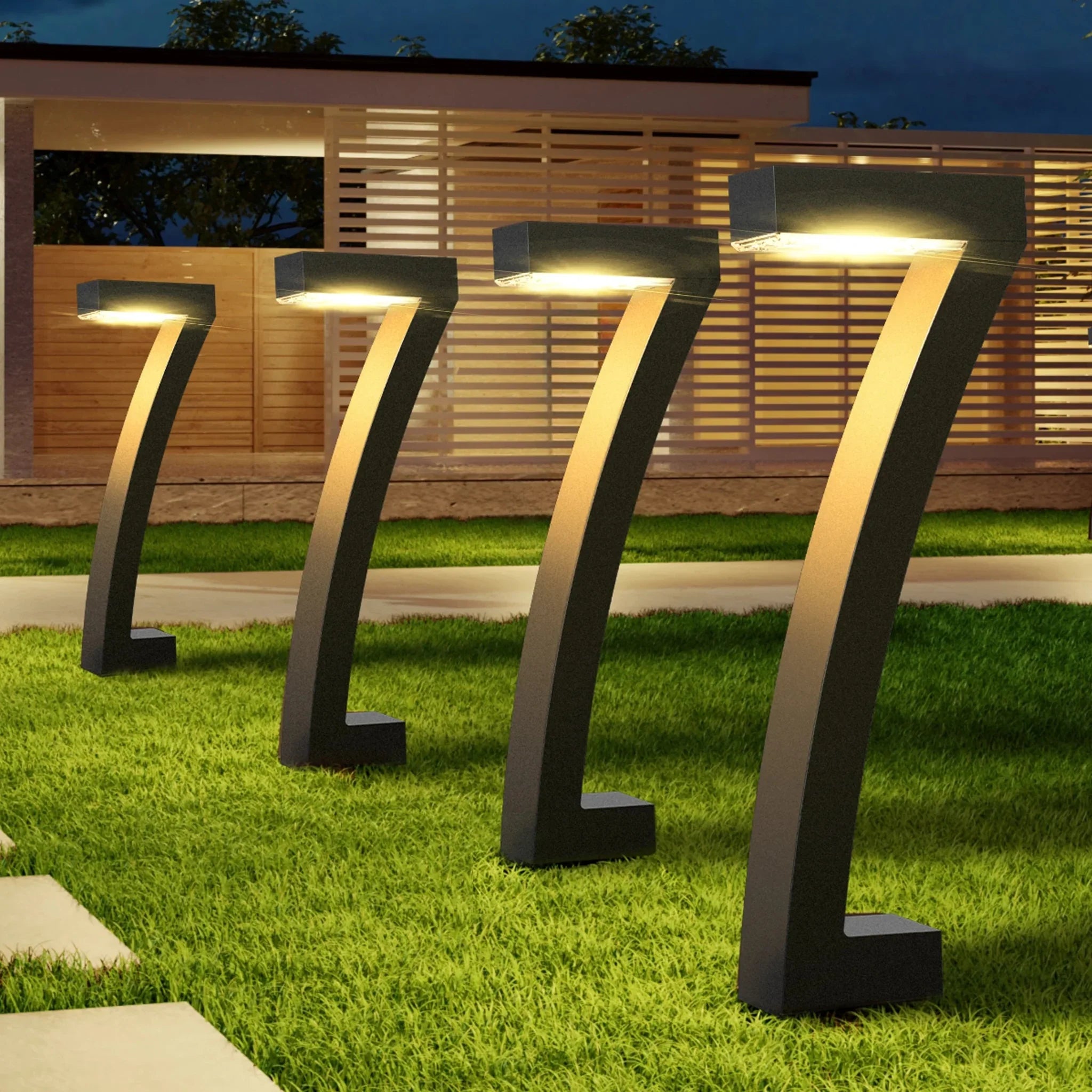 SunGlow Outdoor Solar Garden Lights Warm White Patio Decorative LED