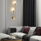 Arc Floor Lamp Curved Neck Warm LED Living Room Bedroom — Gold Black 22 26 Inch