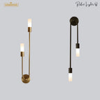 Modern Copper U-Shape LED Wall Lamp Bedroom Living Room Bar — Black Gold Warm Cool