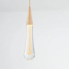 Teardrop Gold Pendant Light