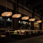 Rinwa Natural Pendant Light for Dining Room/Kitchen Island, Bamboo