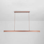 Thala Modern Linear Metal LED Pendant Light Black/Brown