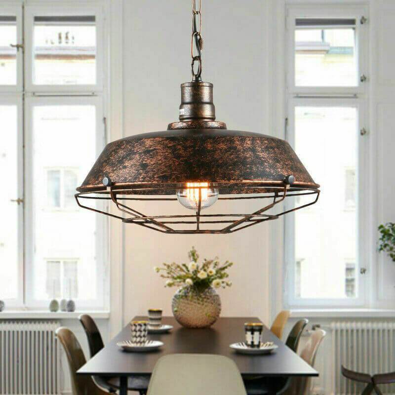 Epoch Rustic Black Industrial Pendant Light Shade