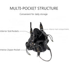 JOLLQUE Rivet Crossbody City Bag