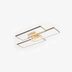 Arisha Rectangular Flush Mount Ceiling Light, 2 Colour