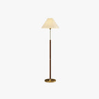 Ozawa Simple Walnut/Metal/Fabric, Table/Floor Lamp, Living Room