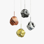 Lava Glass Pendant Light, 4 Colour