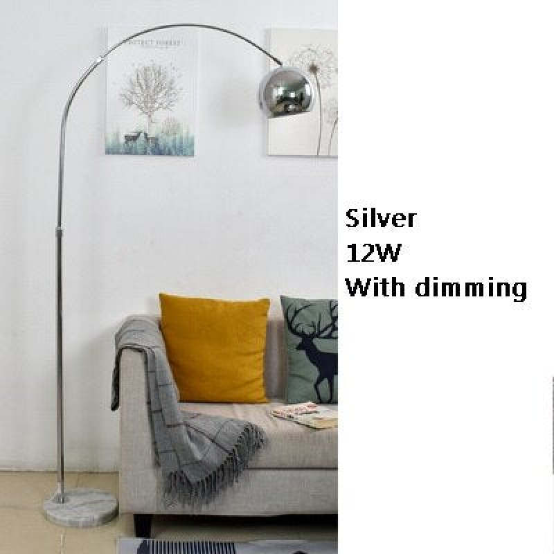 Mira Macaron Modern Fishing Arc Floor Lamp