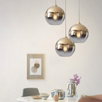 Brina Frosted Balloon Pendant Light Gradient