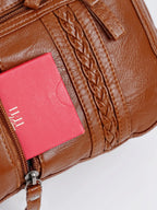Leather Adjustable Strap Shoulder Bag