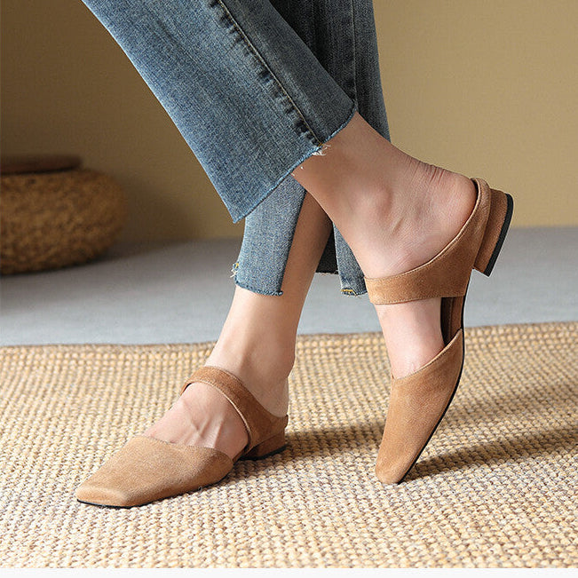 Women's Flat Mules | Retro Slip-On Slides