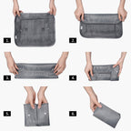 7-Piece Travel Packing Cubes Set – Suitcase Clothing Organizer Bags for Luggage, Mesh Packing Cubes & Travel Storage Bags