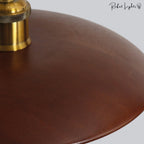 Flying Saucer Wood Pendant Light Real Wood Veneer Dining Room Living Room Kitchen Island