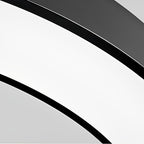 Curved Semi-Circle LED Pendant Light Ultra-Slim Acrylic Commercial Office Gym Shopping Mall — 15 to 47 Inch