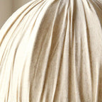 Haloa Vintage Pendant Light Beige, Fabric