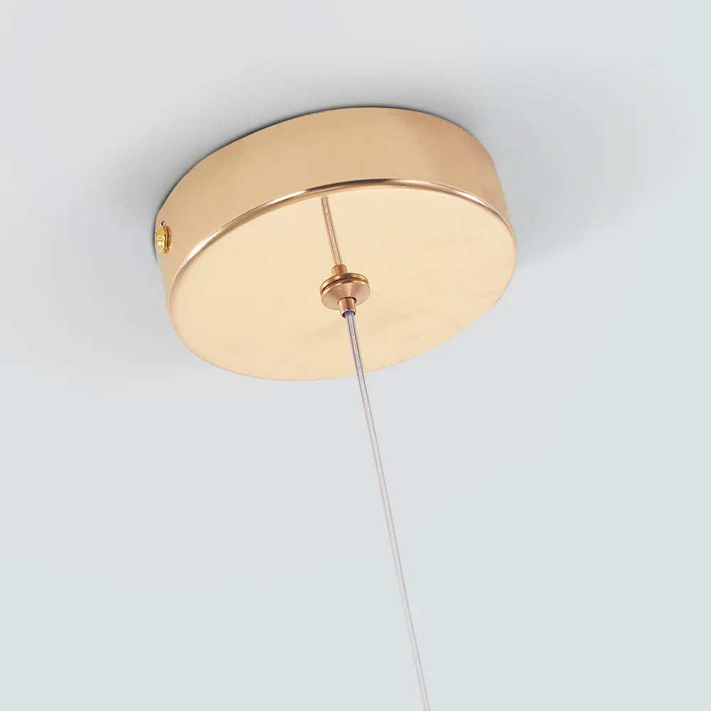 Teardrop Gold Pendant Light