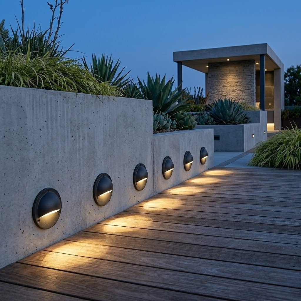 Low Voltage LED Deck Step Lights Warm White 2700K IP65 Outdoor Stair Lighting — 4, 6, 10 & 12-Pack