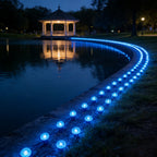30-LED Solar Pathway Lights, Outdoor Landscape & Lawn Stake Lights, IP66
