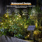 Solar fairy lights copper wire warm white outdoor waterproof — 100 200 300 400 500 LED options