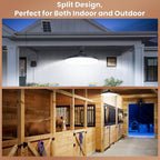 Solar shed garage pendant light indoor outdoor motion sensor IP65 — remote control detail
