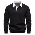 Amazirhub | Men’s Long Sleeve Polo Sweatshirt