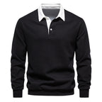 Amazirhub | Men’s Long Sleeve Polo Sweatshirt