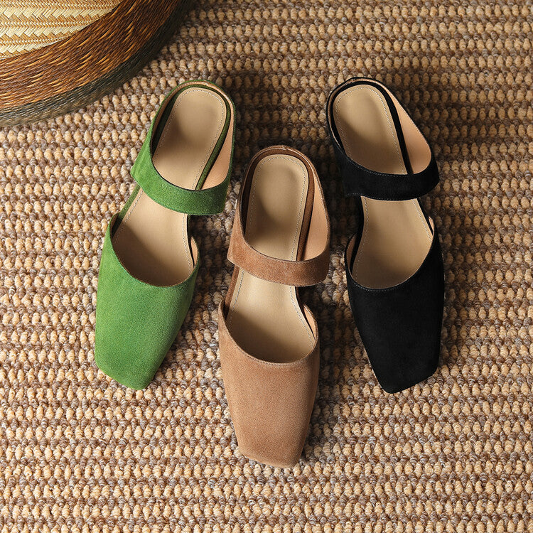 Women's Flat Mules | Retro Slip-On Slides