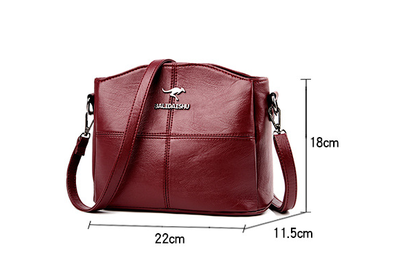 Splicing bag single shoulder crossbody bag