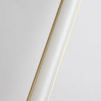 Fauro Modern Linear Metal & Silica Gel Wall-Mounted Lamps, Gold