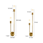 Arc Floor Lamp Curved Neck Warm LED Living Room Bedroom — Gold Black 22 26 Inch