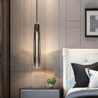June Brass Designer Glass Pendant Lamp Smoky